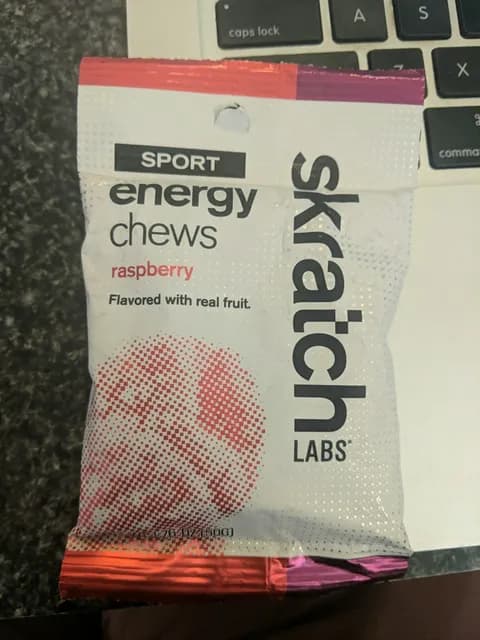 Skratch Labs Sport Energy Chews Raspberry