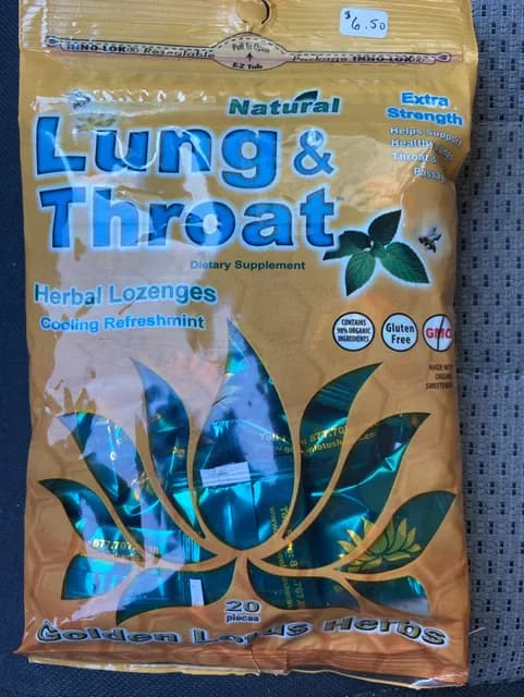 Golden Lotus Herbs Lung & Throat Herbal Lozenges