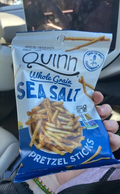 Quinn Whole Grain Sea Salt Pretzel