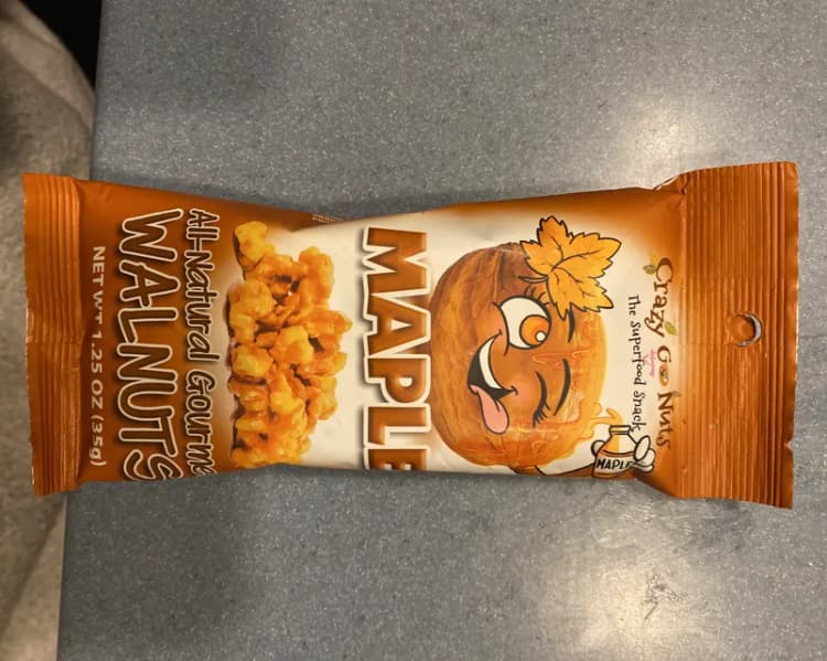 Crazy Go Nuts Maple All-Natural Gourmet Walnuts