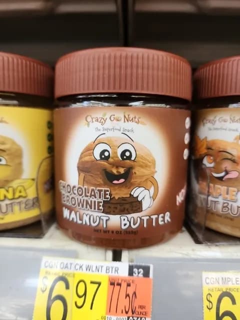 Crazy Go Nuts Chocolate Brownie Walnut Butter