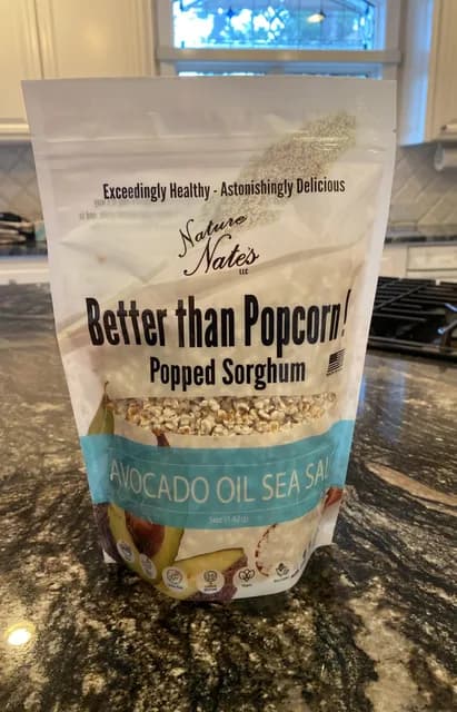 Nature Nate'S Avocado Oil Sea Salt Popped Sorghum
