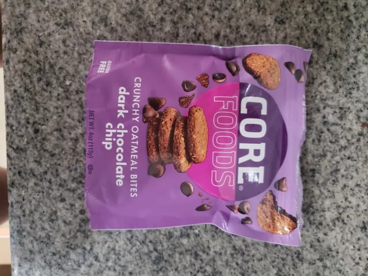 Core Foods Crunchy Oatmeal Bites Dark Chocolate Chip