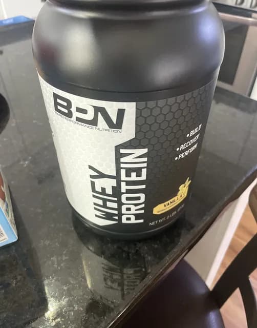 Bare Performance Nutrition Whey Protein, Vanilla Flavor