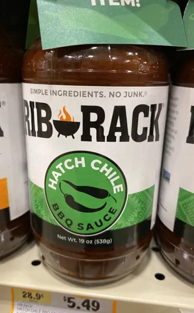 Rib Rack Hatch Chile Bbq Sauce