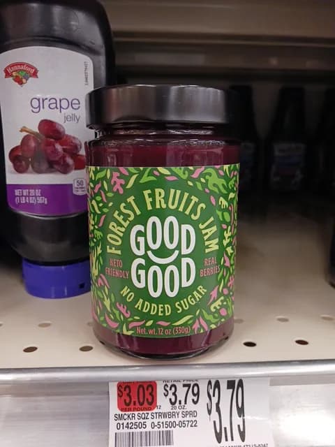 Good Good No Added Sugar Forest Fruits Jam