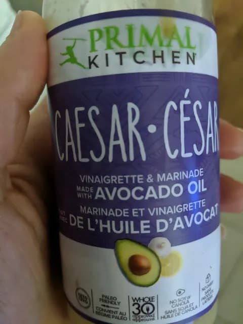 Primal Kitchen Caesar Vinaigrette & Marinade Made With Avocado Oil