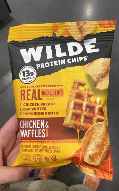 Wilde Protein Chips Chicken & Waffles Flavor