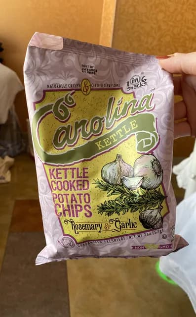 Carolina Kettle Rosemary & Garlic Kettle Cooked Potato Chips
