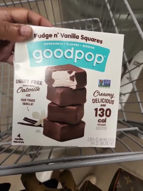 Goodpop Fudge N' Vanilla Squares