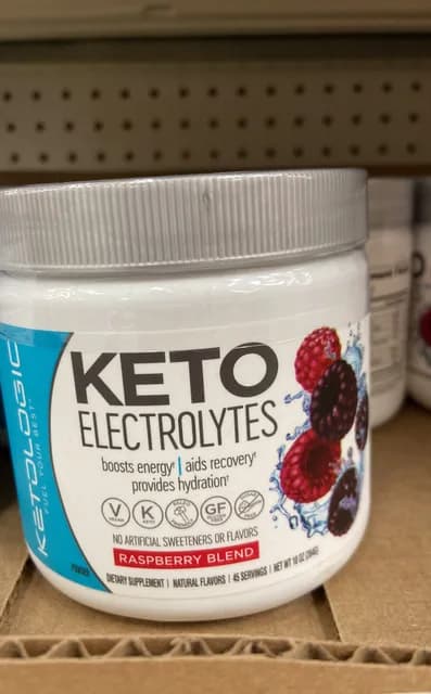 Ketologic Keto Electrolytes Raspberry Blend Powder