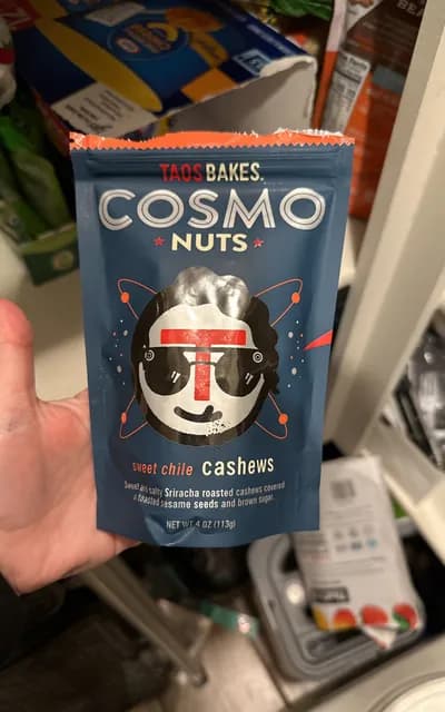 Taos Bakes Cosmo Nuts Sweet Chile Cashews