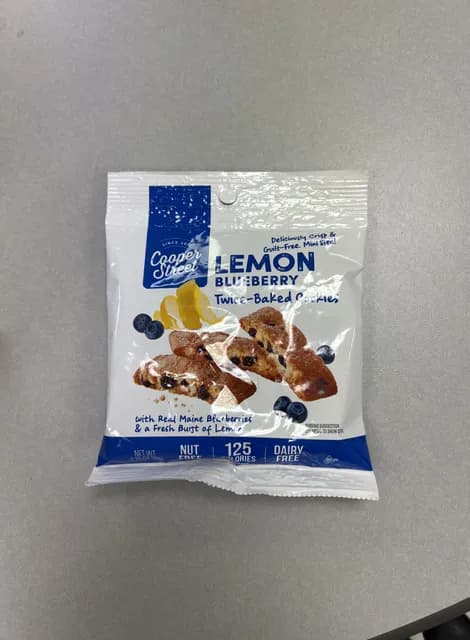 Cooper Street Lemon Blueberry Twice-Baked Cookies
