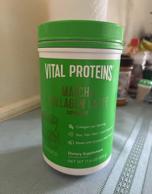 Vital Proteins Matcha Collagen Latte Supplement
