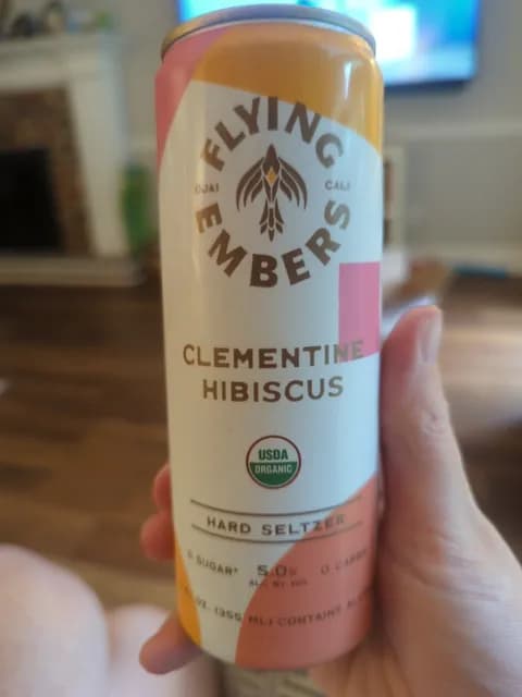Flying Embers Clementine Hibiscus Hard Seltzer
