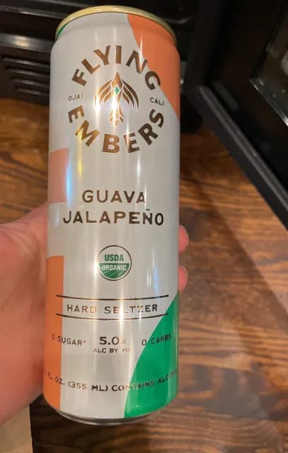 Flying Embers Guava Jalapeno Hard Seltzer