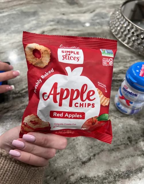 Gourmetnut Simple Slices Red Apple Chips