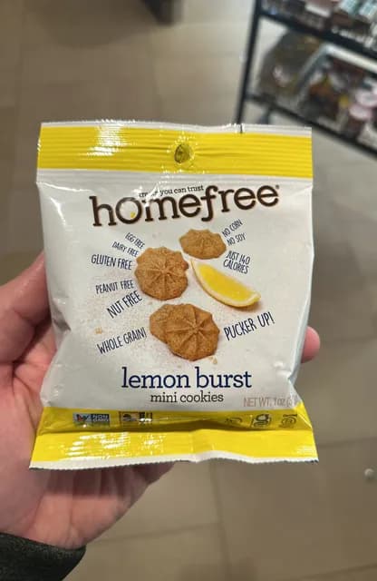 Homefree Lemon Burst Mini Cookies