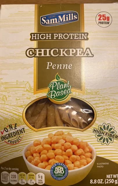 Sam Mills High Protein Chickpea Penne
