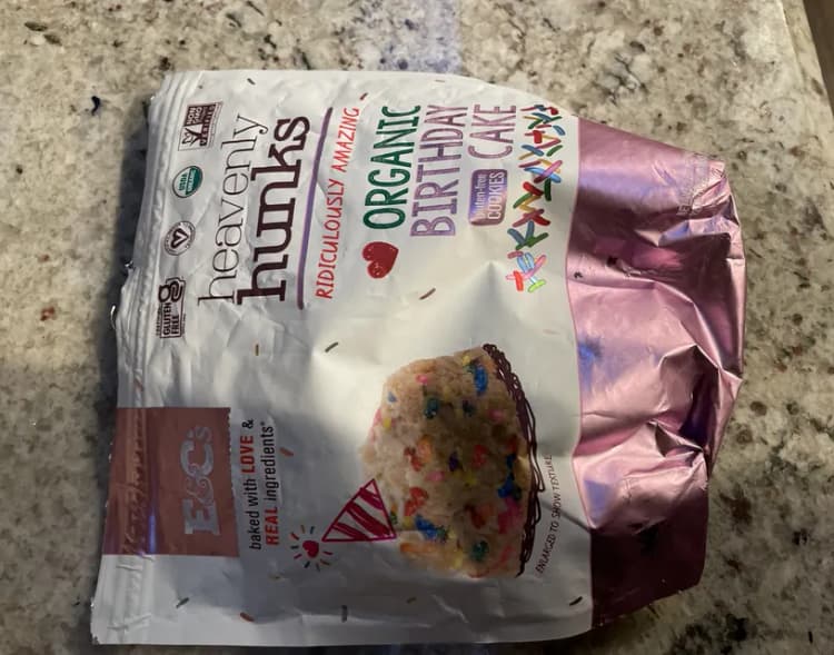 E&C'S Heavenly Hunks Organic Birthday Cake Cookies