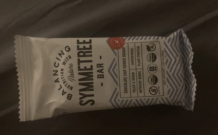 Symmetree Chocolate Chip Cookie Dough Bar