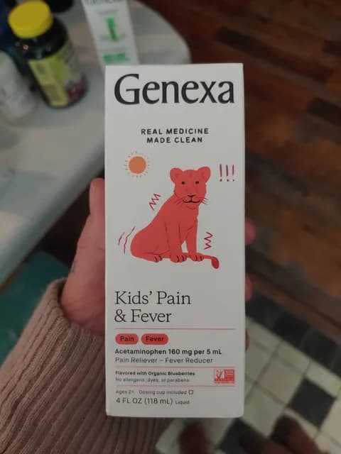 Genexa Acetaminophen For Kid'S Pain And Fever