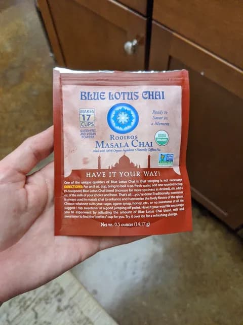 Blue Lotus Chai Rooibos Masala Chai