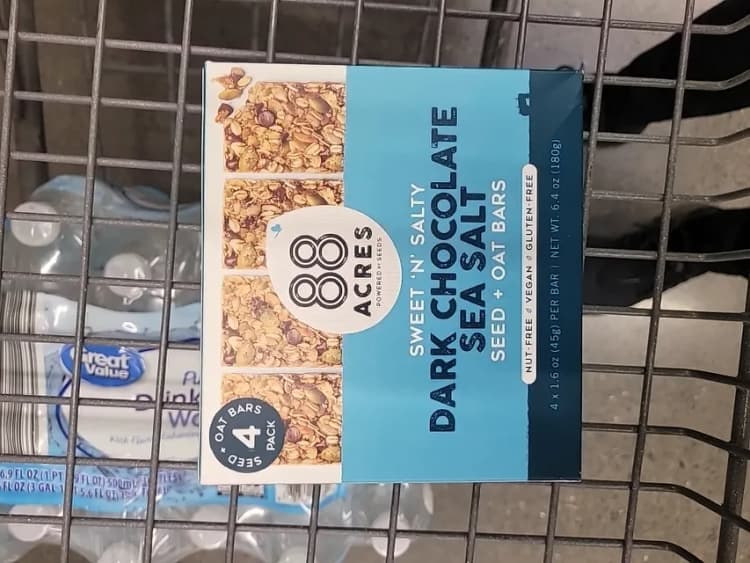 88 Acres Dark Chocolate Sea Salt Oat Bar