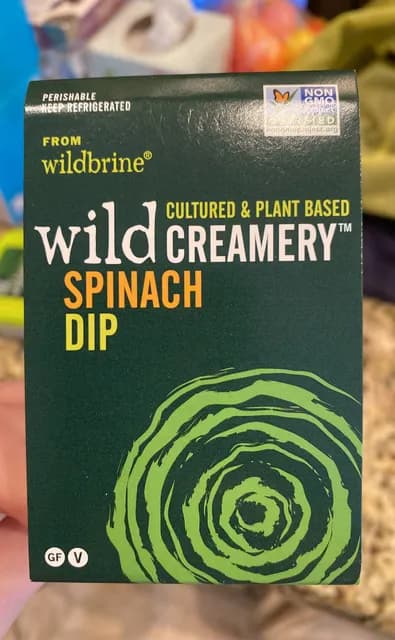 Wildbrine Wild Creamery Cultured & Plant Based Spinach Dip