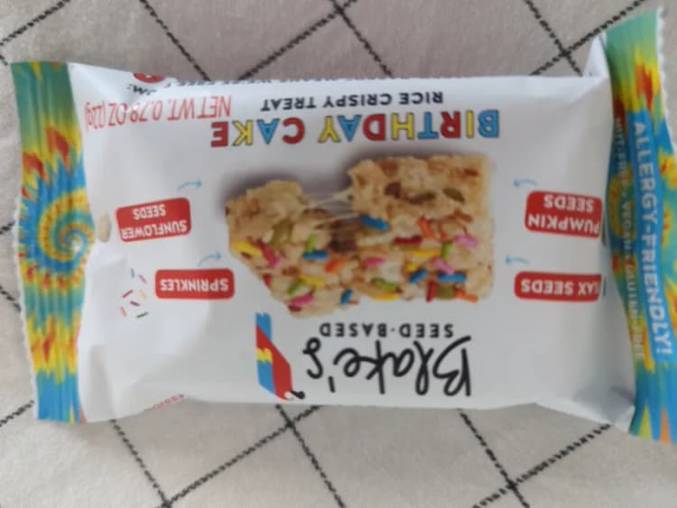 Blake'S Rice Crispy Treat Birthday Cake