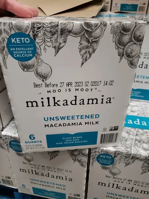 Milkadamia Unsweetened Macadamia Milk