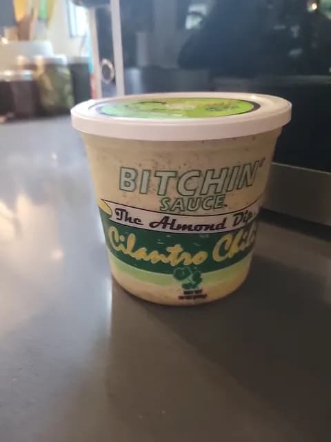 Bitchin' Sauce The Almond Dip Cilantro Chili