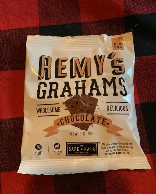 The Safe + Fair Food Company Remy'S Grahams Chocolate