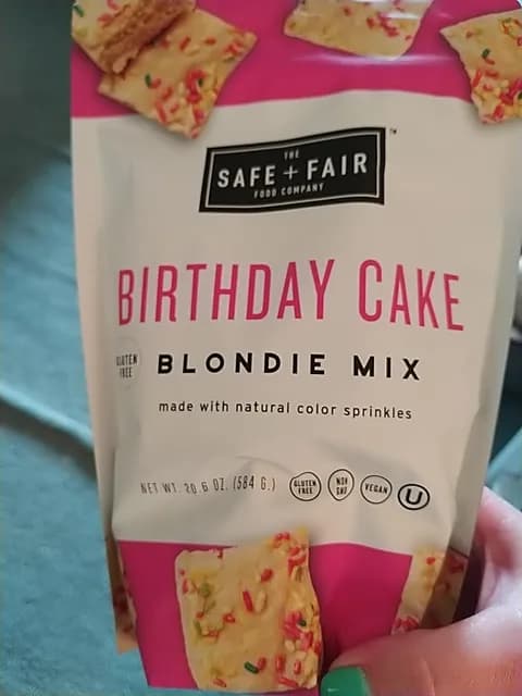 The Safe + Fair Food Company Birthday Cake Blonde Mix