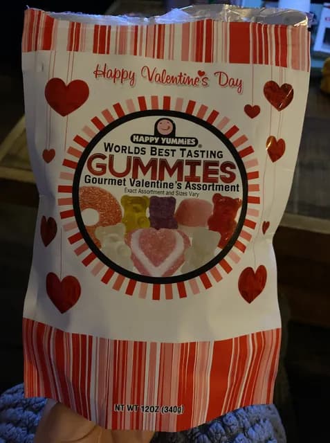 Happy Yummies Worlds Best Tasting Gummies Gourmet Valentine'S Assortment