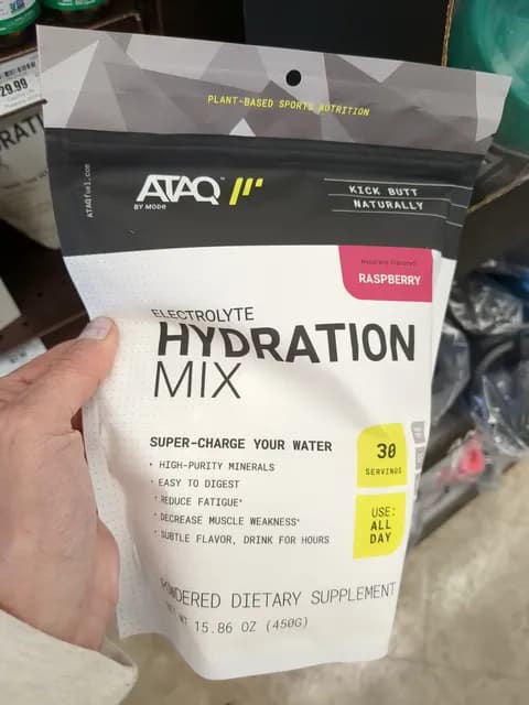 Ataq Electrolyte Hydration Mix Raspberry