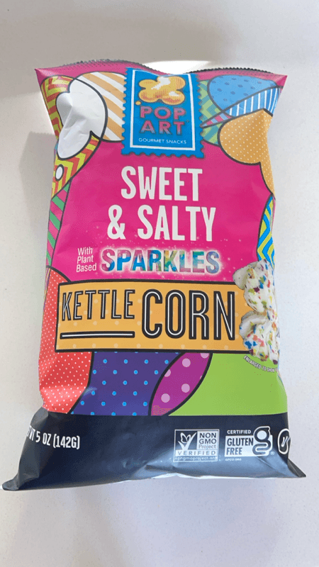 Pop Art Kettle Corn Sweet & Salty With Sparkles