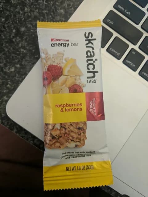 Skratch Labs Anytime Energy Bar Raspberries & Lemons
