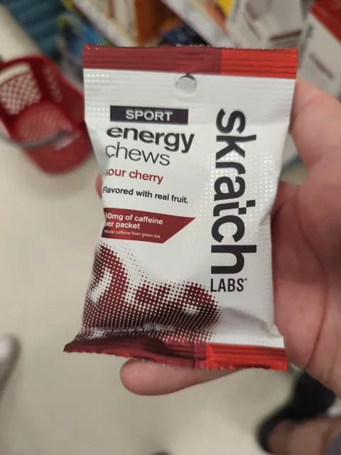 Skratch Labs Sport Energy Chews Sour Cherry