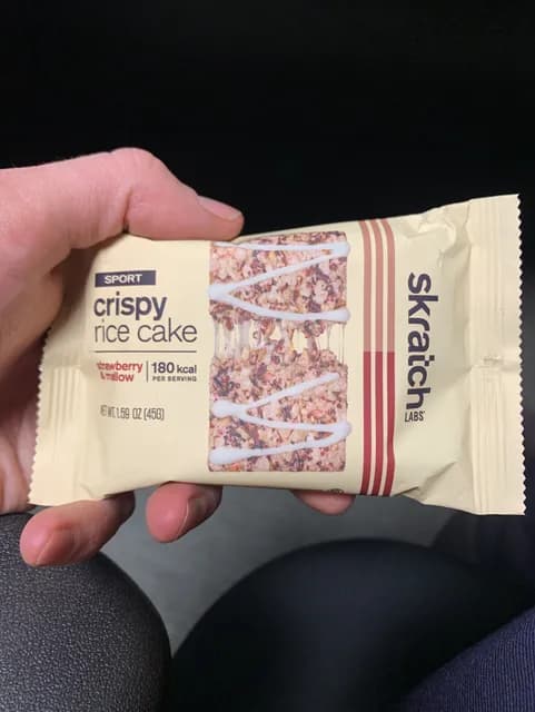 Scratch Labs Sport Crispy Rice Cake Strawberry & Mallow
