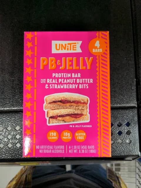 Unite Pb & Jelly Protein Bar