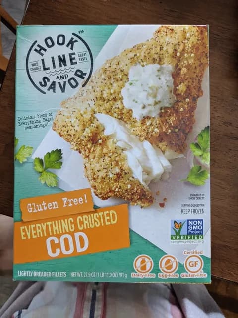 Hook Line And Savor Everything Crusted Cod