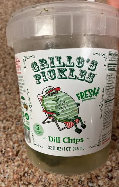 Grillo'S Pickles Fresh Dill Chips