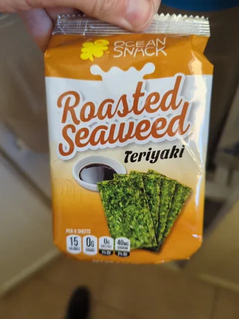 Ocean Snack Roasted Teriyaki Seaweed