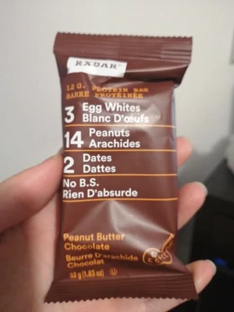Rxbar Peanut Butter Chocolate Protein Bar