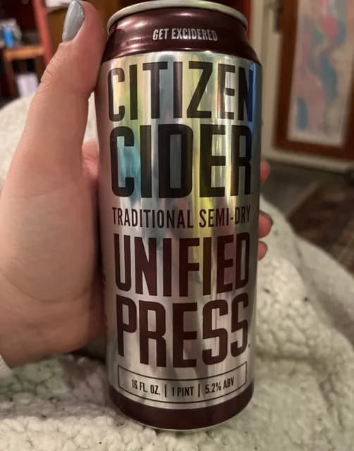 Citizen Cider Traditional Semi-Dry Unified Press