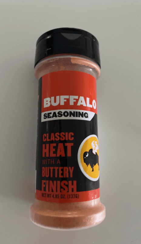 Buffalo Seasoning Classic Heat With A Buttery Finish