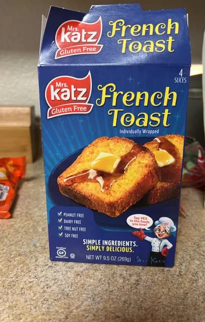 Mrs. Katz Gluten Free French Toast