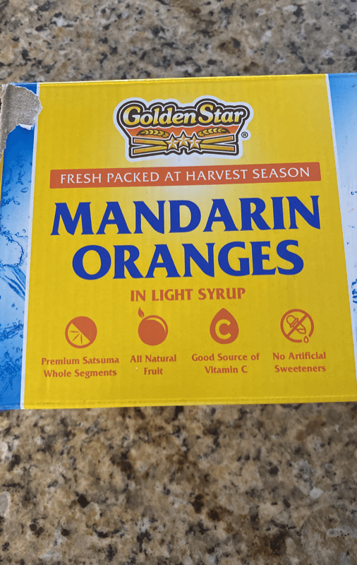 Golden Star Mandarin Oranges In Light Syrup