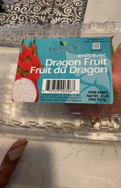 Freshway Produce White Dragon Fruit